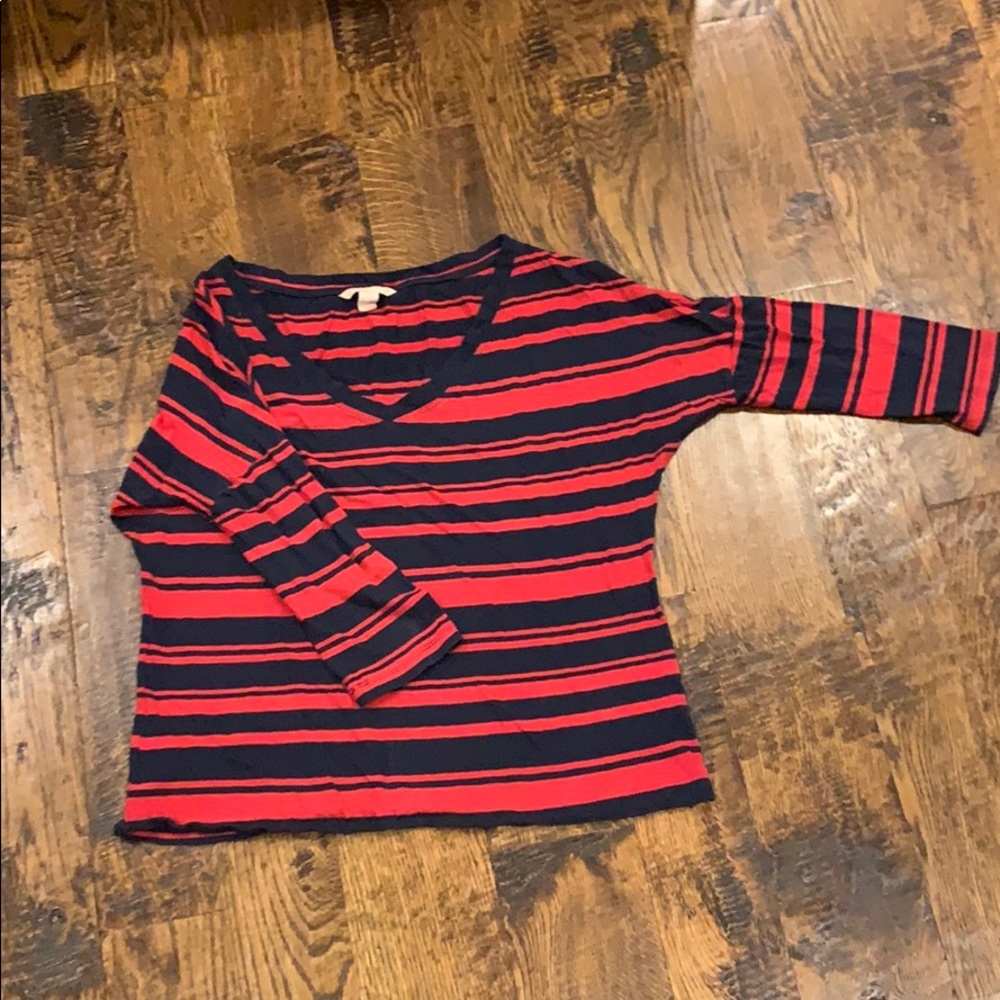 Banana Republic dolman sleeve striped top
